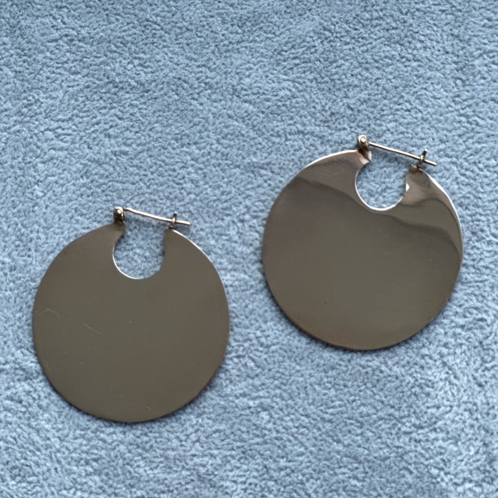 Vintage Sterling Silver 925 rose gold plated Earrings